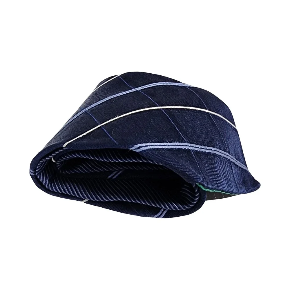Tommy Hilfiger Mens Navy Silk Striped Navy‎ Classic Necktie